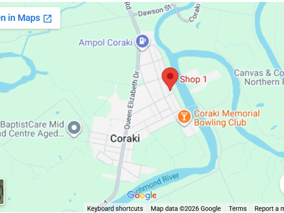 Map showing Riverside Butchery location in Coraki NSW